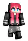 HiNoMegami Minecraft avatar full body