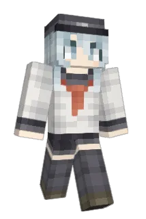 HibikiBe Minecraft avatar full body