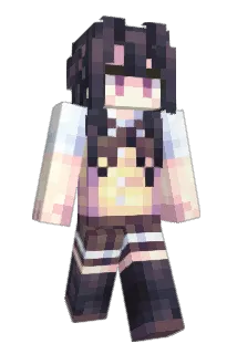Hibikision Minecraft avatar full body