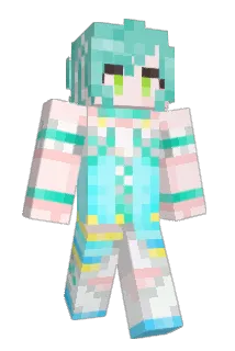 HikawaHina Minecraft avatar full body