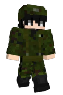 Himamin Minecraft avatar full body
