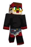 HimeIsPrincess Minecraft avatar full body