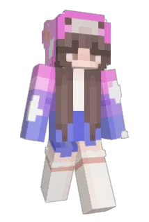 Himikawa Minecraft avatar full body