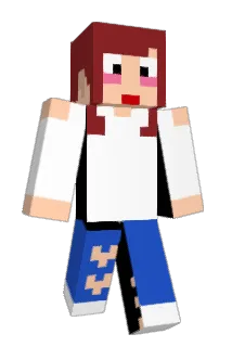 HinaYui Minecraft avatar full body