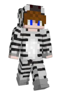 HiroZebra Minecraft avatar full body