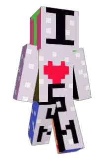 HitmarCurse Minecraft avatar full body
