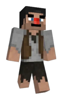 HoboClown Minecraft avatar full body