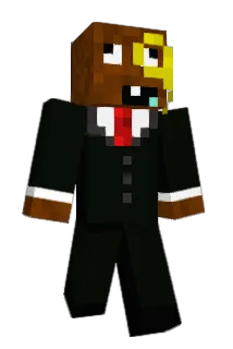 Holofoil Minecraft avatar full body