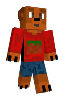 Holzhund Minecraft avatar full body