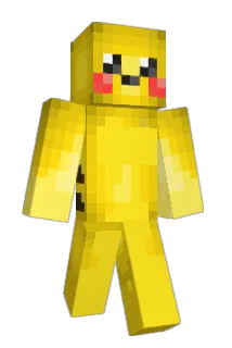 HomelessPikachu Minecraft avatar full body