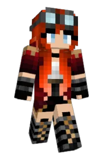 HoneyandTea Minecraft avatar full body