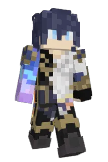Huberfips Minecraft avatar full body