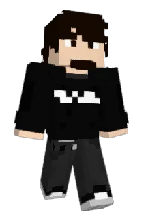Huded Minecraft avatar full body