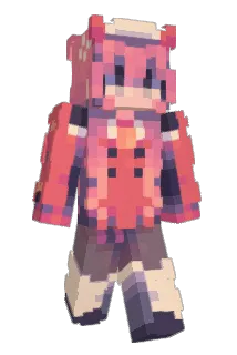 Huechue Minecraft avatar full body