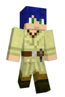 Hufflebuff Minecraft avatar full body