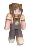HumanPeach Minecraft avatar full body