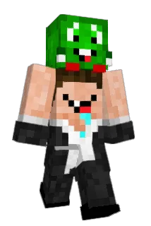 HuskDark Minecraft avatar full body