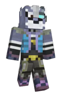 HuttserGreywolf Minecraft avatar full body