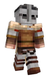 Hvitulfur Minecraft avatar full body