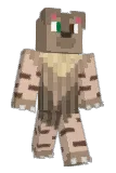 Hyaena Minecraft avatar full body