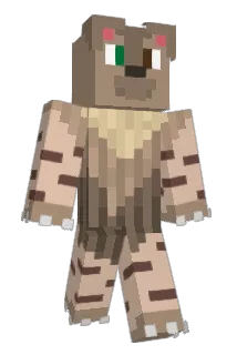 Hyaena Minecraft avatar full body