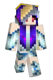 HybridBlue Minecraft avatar full body
