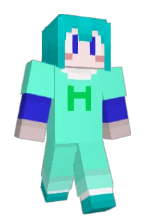 Hydrogenchan Minecraft avatar full body