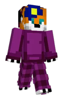 HypeFoxYT Minecraft avatar full body