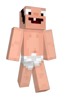 Hypernized Minecraft avatar full body