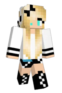 Hypnotized Minecraft avatar full body