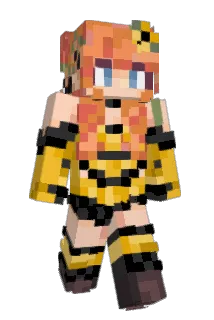 Hystericalqueen Minecraft avatar full body
