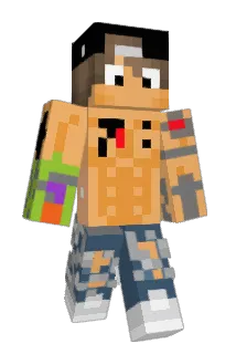 INKEDxLAD Minecraft avatar full body