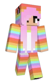 INSPIRED_RAINBOW Minecraft avatar full body