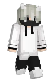 IceWolfed Minecraft avatar full body