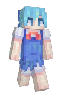 Idiotlikecirno Minecraft avatar full body