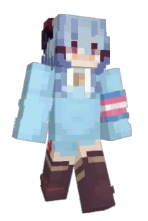 ImMia Minecraft avatar full body