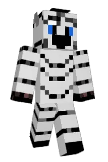 Imported_Zebra Minecraft avatar full body