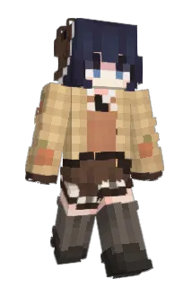 Imprented Minecraft avatar full body
