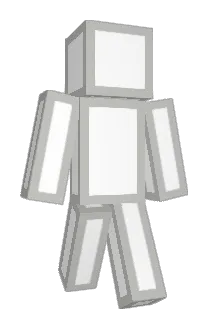 Inblact Minecraft avatar full body