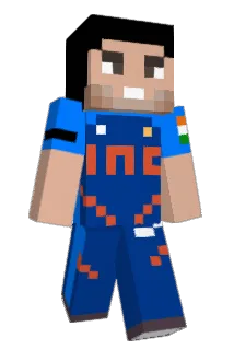 IndiaCricketTeam Minecraft avatar full body