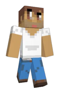 Indigooey Minecraft avatar full body