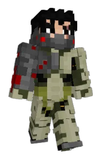 InfectedRed Minecraft avatar full body