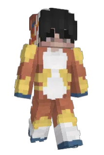 Infernape Minecraft avatar full body