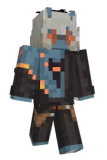 InitialSquid Minecraft avatar full body