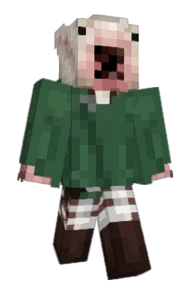 InsaneVirgin Minecraft avatar full body