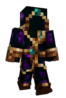 Inscribed Minecraft avatar full body