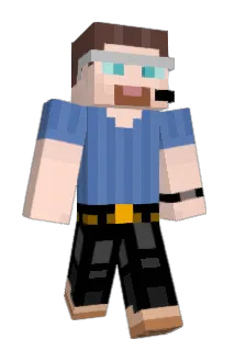 IntensePretzel Minecraft avatar full body