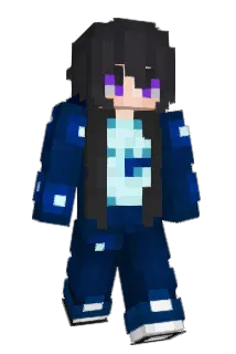 Interruptive Minecraft avatar full body
