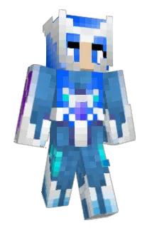 Interspatial Minecraft avatar full body