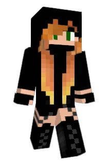 Invisagirl Minecraft avatar full body